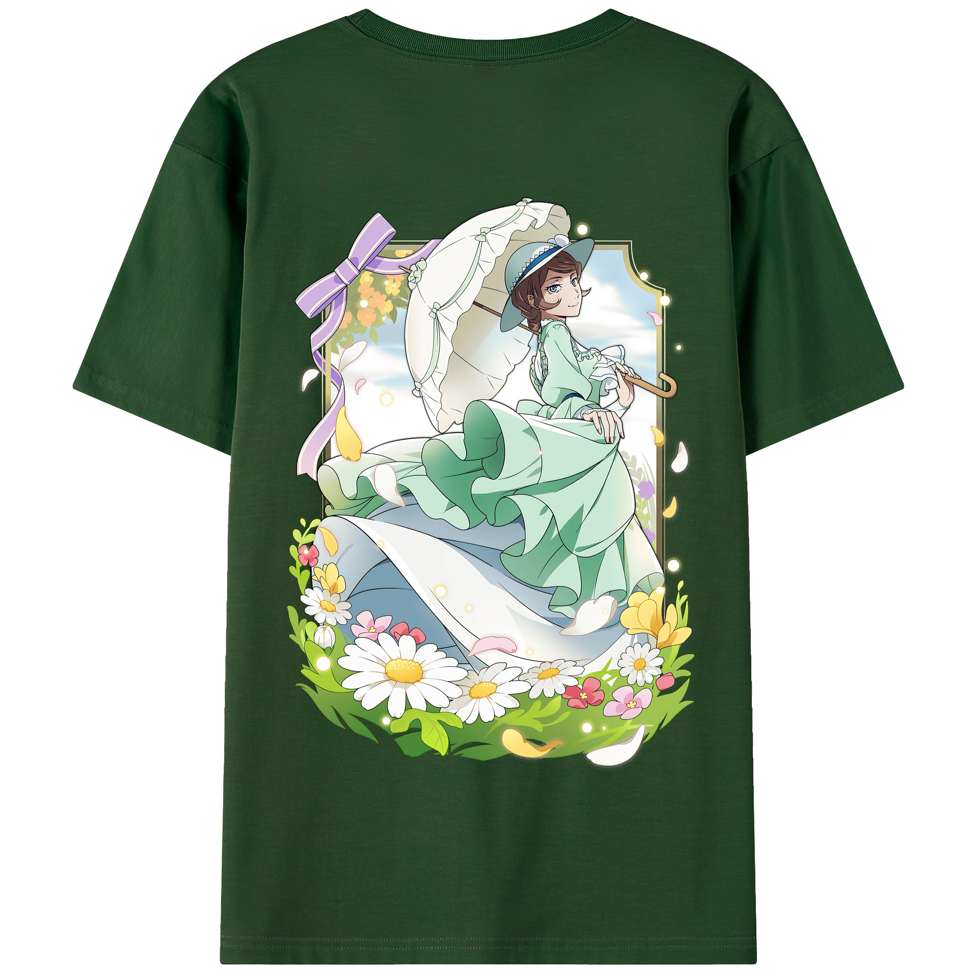 （画像用） 文豪ストレイドッグス Bungo Stray Dogs 綿100％半袖Tシャツ（背面プリント）